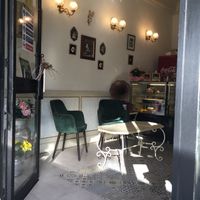 Nice spot to have some coffee, they also have tables outside  at Bio Café Alternativo Saudade in Lanzarote