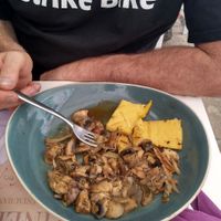 Mushroom and Polenta  at Tinel in Zadar