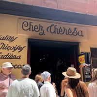 The hatch  at Chez Thérésa in Nice