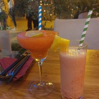 Strwberry daiquiri and strawberry pinacolada at Fresh and Hash in Sibenik