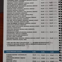 Juices at Fresh and Hash in Sibenik