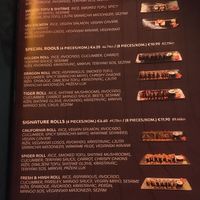 Menu at Fresh and Hash in Sibenik