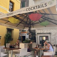 Outdoor area  at Fresh and Hash in Sibenik