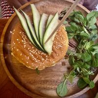 Vegan burger   at Fresh and Hash in Sibenik