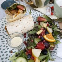 vegan „chicken“ wrap  at Zuske in Oostende