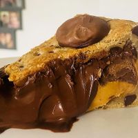 Reece’s cookie dough pie  at Throwback Coffee House in Wakefield