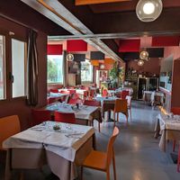 Inside at L'M Ristopizza in San Pantaleo