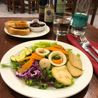 Ensalada mixta at Es Ginebro in Mallorca