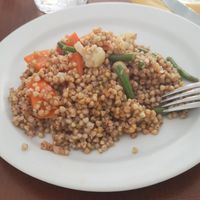 Trigo sarraceno con verduras at Es Ginebro in Mallorca