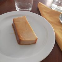 Pudding vegano at Es Ginebro in Mallorca