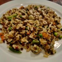 Rice & lentils. at Es Ginebro in Mallorca