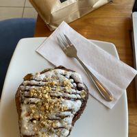 Cinnamon bun   at Café Monteverde Coffee Shop in Monteverde
