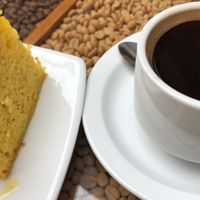 Maracuya (Passion Fruit) Cake  at Café Monteverde Coffee Shop in Monteverde