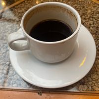 Americano - drank some of it down before the pic!  at Café Monteverde Coffee Shop in Monteverde