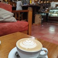 Oat Latte at Café Monteverde Coffee Shop in Monteverde