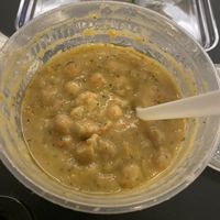 Chickpea chowder  at Beyond Vegan Eats in Los Angeles