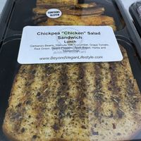 Chickpea “Chicken” Salad Sandwich   at Beyond Vegan Eats in Los Angeles