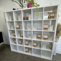Supplement Display  at Beyond Vegan Eats in Los Angeles