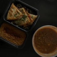 Quesadilla and Chili  at Beyond Vegan Eats in Los Angeles