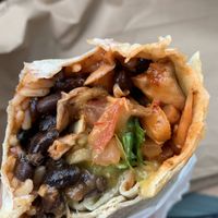 Al pastor (king mushrooms)  at Tomatillo Mexican Grill in Rancho Palos Verdes