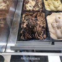 vegan peanut butter and gianduia  at Dolce Amore in Vancouver