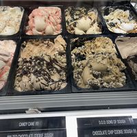 vegan candy cane and cookie dough   at Dolce Amore in Vancouver