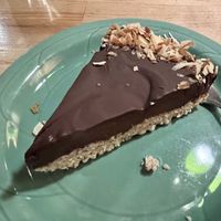 Chocolate torte (gluten free and vegan)  at Colophon Cafe in Bellingham