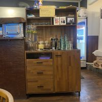 Self service station with water and side dishes!  at Liim - 림 in Incheon