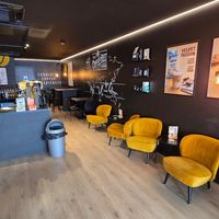 Interior at IzyCoffee in Oostende