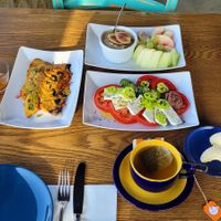 Eine andere Variation Frühstück, immer wieder verschieden.👍😋 at Aegeon Studios in Kassandra