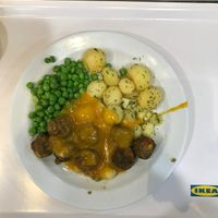 vegetable balls at IKEA in Prague
