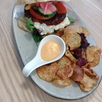 Vegan Burger at Byvägen - Fratelli 35 in Ystad