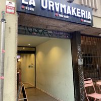 Upon Arrival - Exterior Signage  at La Uramakeria in Barcelona
