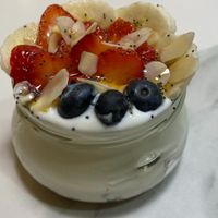 Yogurt bowl at Enxalao in San Sebastian