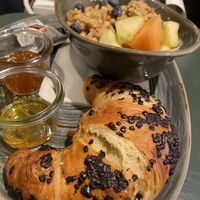 Sweet vegetarian breakfast at Cafe Colours in Innsbruck