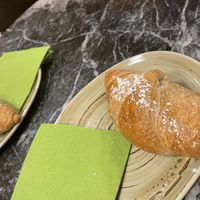 Jam filled freshly baked croissants, warm from the oven.   at Cafe Colours in Innsbruck