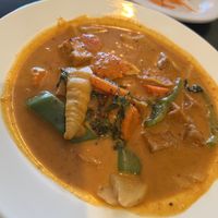 Tofu red curry   at Tea Rose Diner in Murray