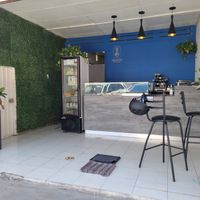 View from the street at Miga Vegana in Mexico City