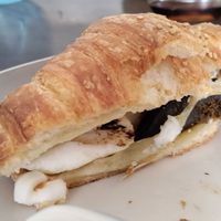 Cheese and fig at Miga Vegana in Mexico City