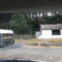 The trailer at Lindsay's Coffee Trailer in Kirkby-in-furness