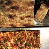 pizza & focaccia  at Va Bene in Warsaw