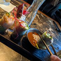 Nem cuon song  with tofu (jarni zavitky) at Homy Fusion in Plzen