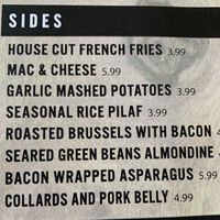 Menu - Sides at Shadowlawn Eats in Virginia Beach