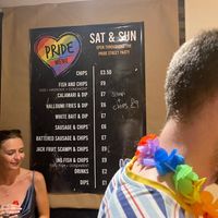Pride menu  at Little Jack Fullers in Brighton