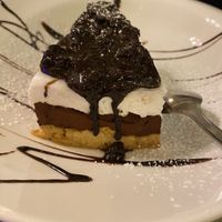 Dolce al cioccolato e cocco  at Osteria Del Pisello in Fano