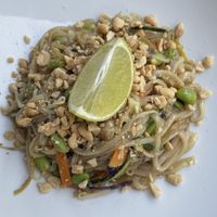 Vegan Pad Thai at Hops Beerstrò in Trieste