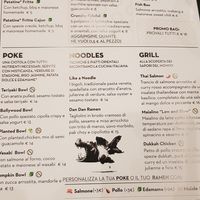 Menu at Hops Beerstrò in Trieste