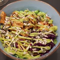 Plant-based poke at Hops Beerstrò in Trieste