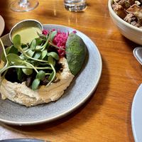 Mushroom dish  at Nuba - Gastown in Vancouver