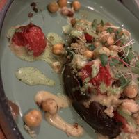 Stuffed eggplant  at Nuba - Gastown in Vancouver